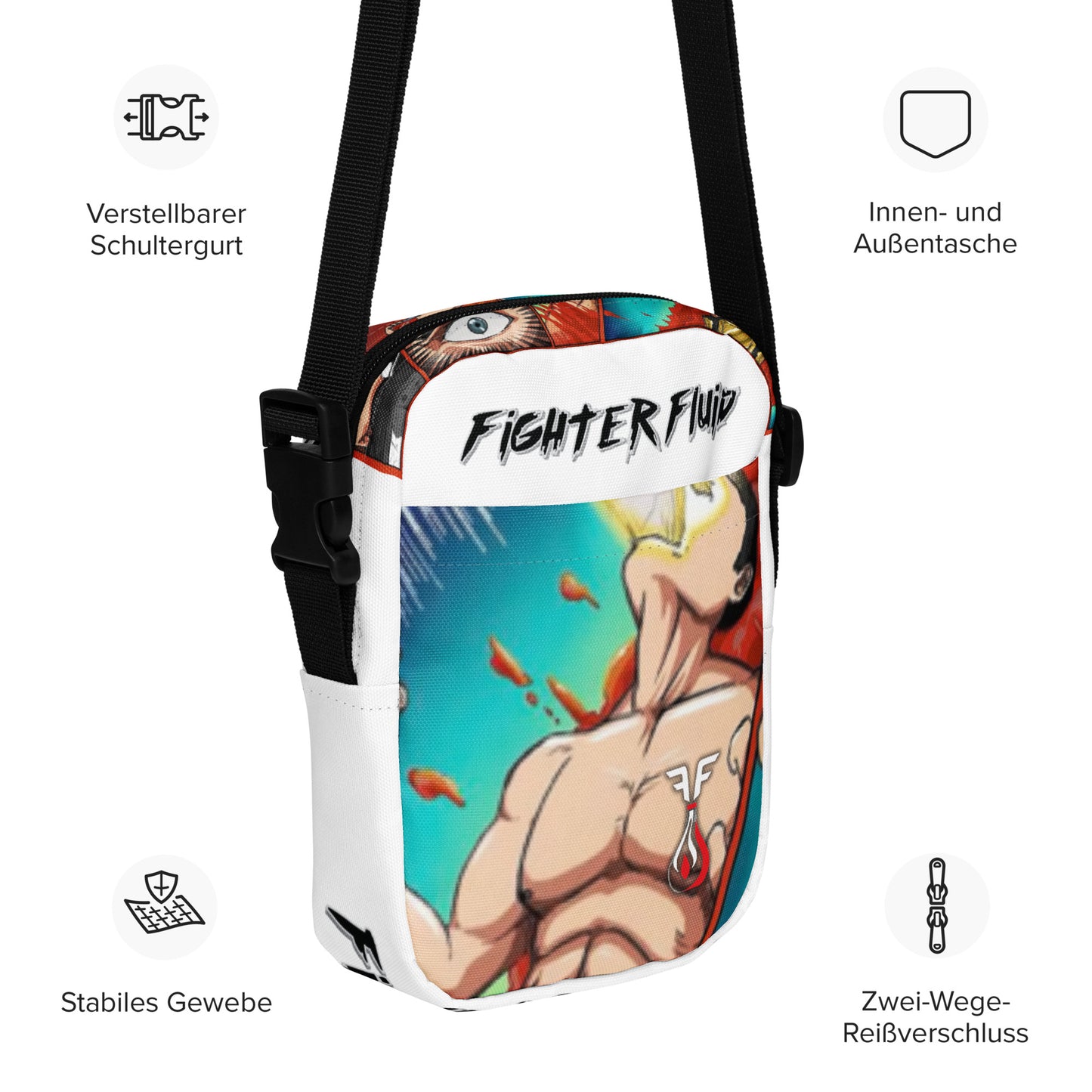 Fighter Fluid Cross Body Bag