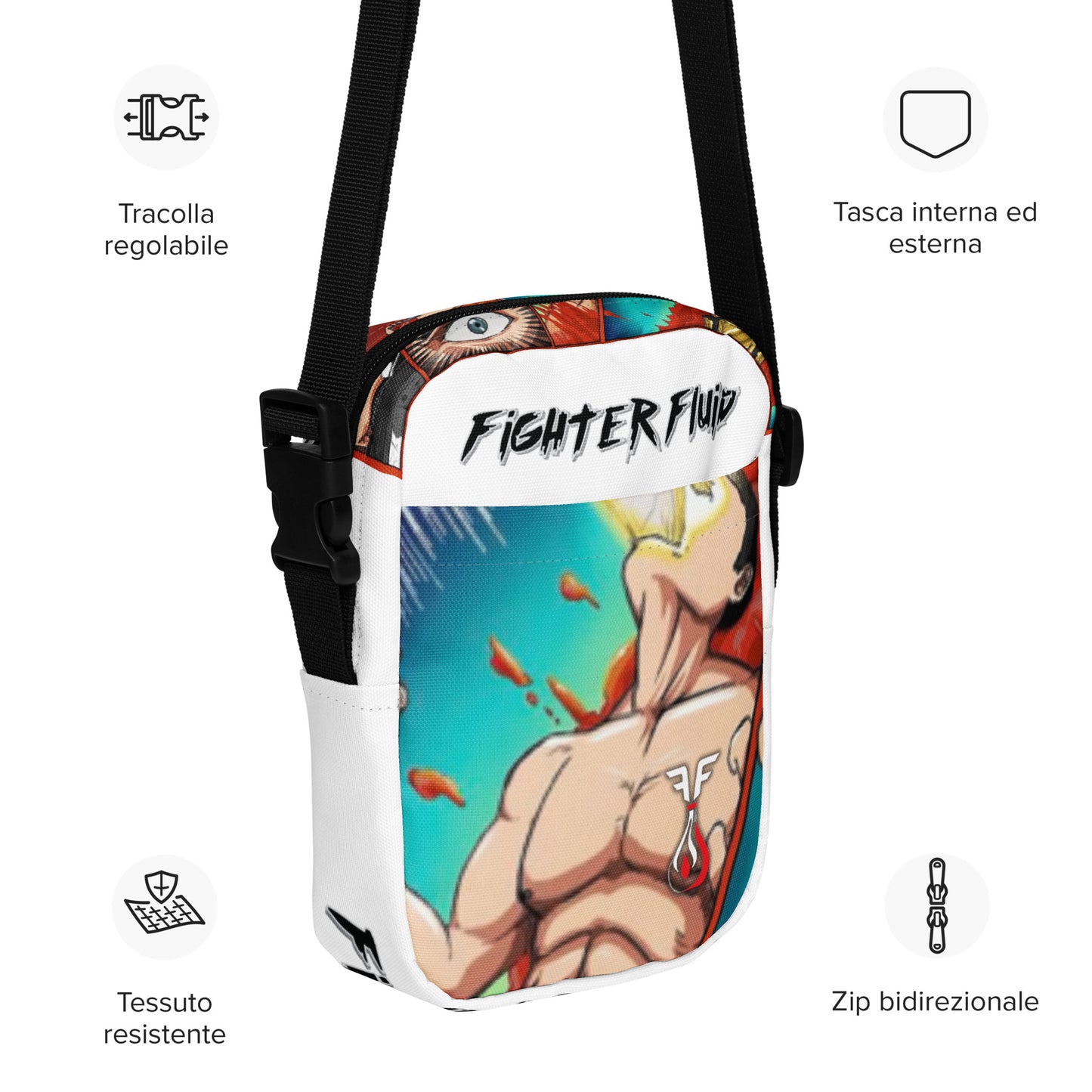 Fighter Fluid Cross Body Bag